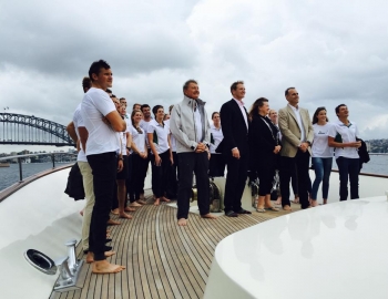 Photoshoot with Gina Rinehart & Olympic Atlhetes