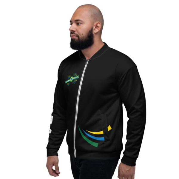 Samba Unisex Bomber Jacket - Image 4