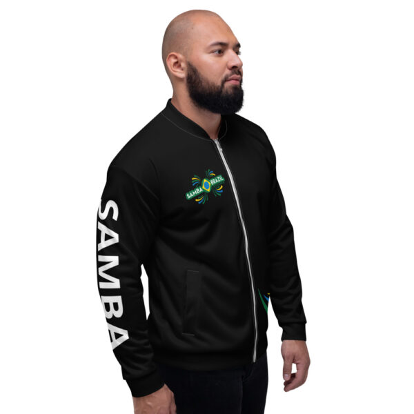Samba Unisex Bomber Jacket - Image 3