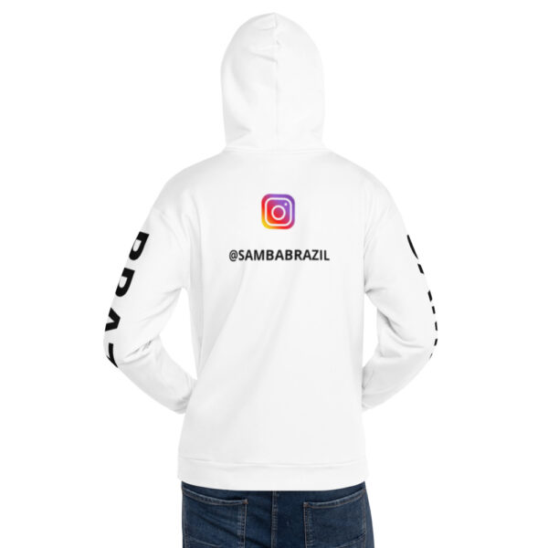 White Samba Brazil Hoodie - Image 2