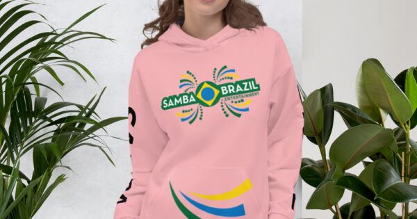 Pink Samba Brazil Hoodie  Samba Brazil Entertainment