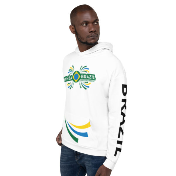 White Samba Brazil Hoodie - Image 4
