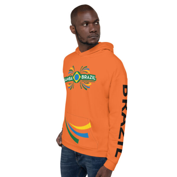 Orange Samba Brazil Hoodie - Image 4