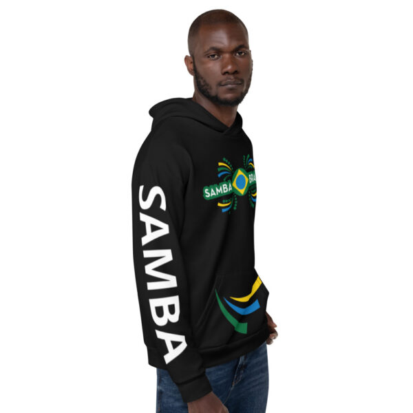 Black Samba Brazil Hoodie - Image 3