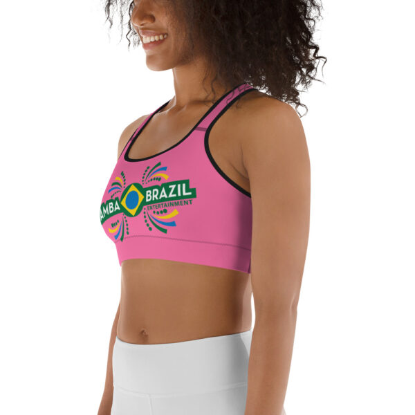 Samba Brazil Sports bra Hot Pink - Image 2