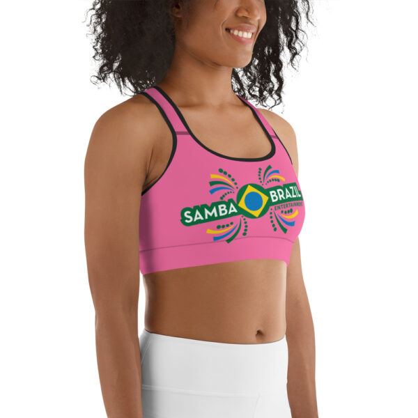 Samba Brazil Sports bra Hot Pink - Image 3